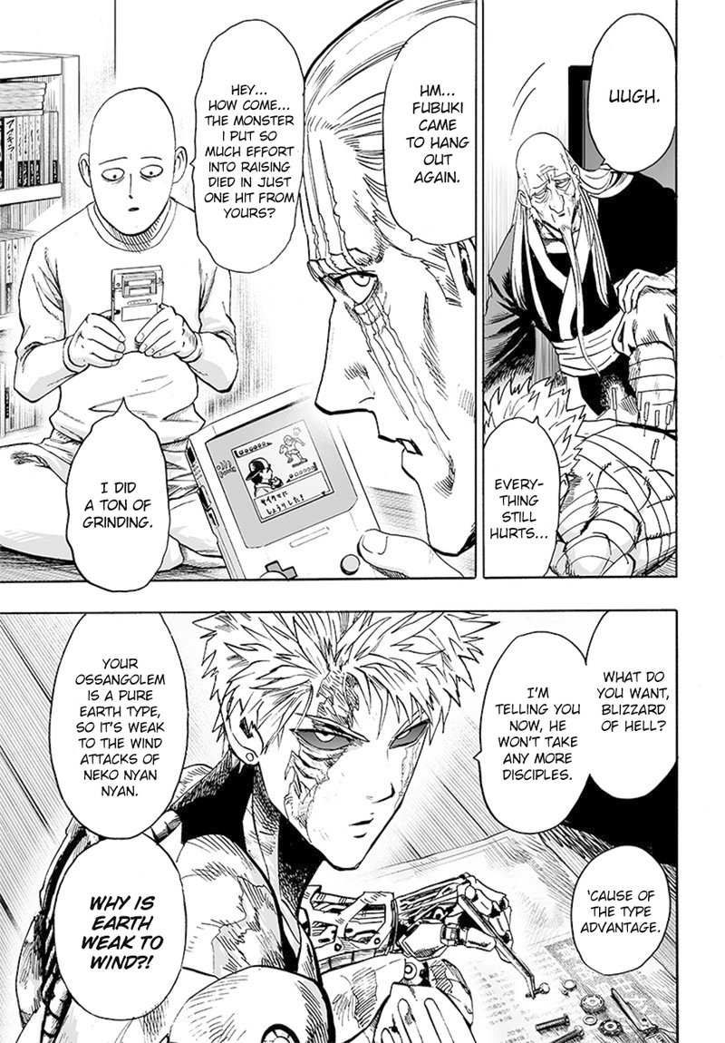 One Punch Man Manga Chapter 85 page 31 - Is it Because I'm Caped Baldy?