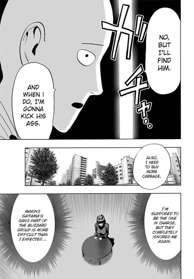 One Punch Man Manga Chapter 85 page 41 - Is it Because I'm Caped Baldy?