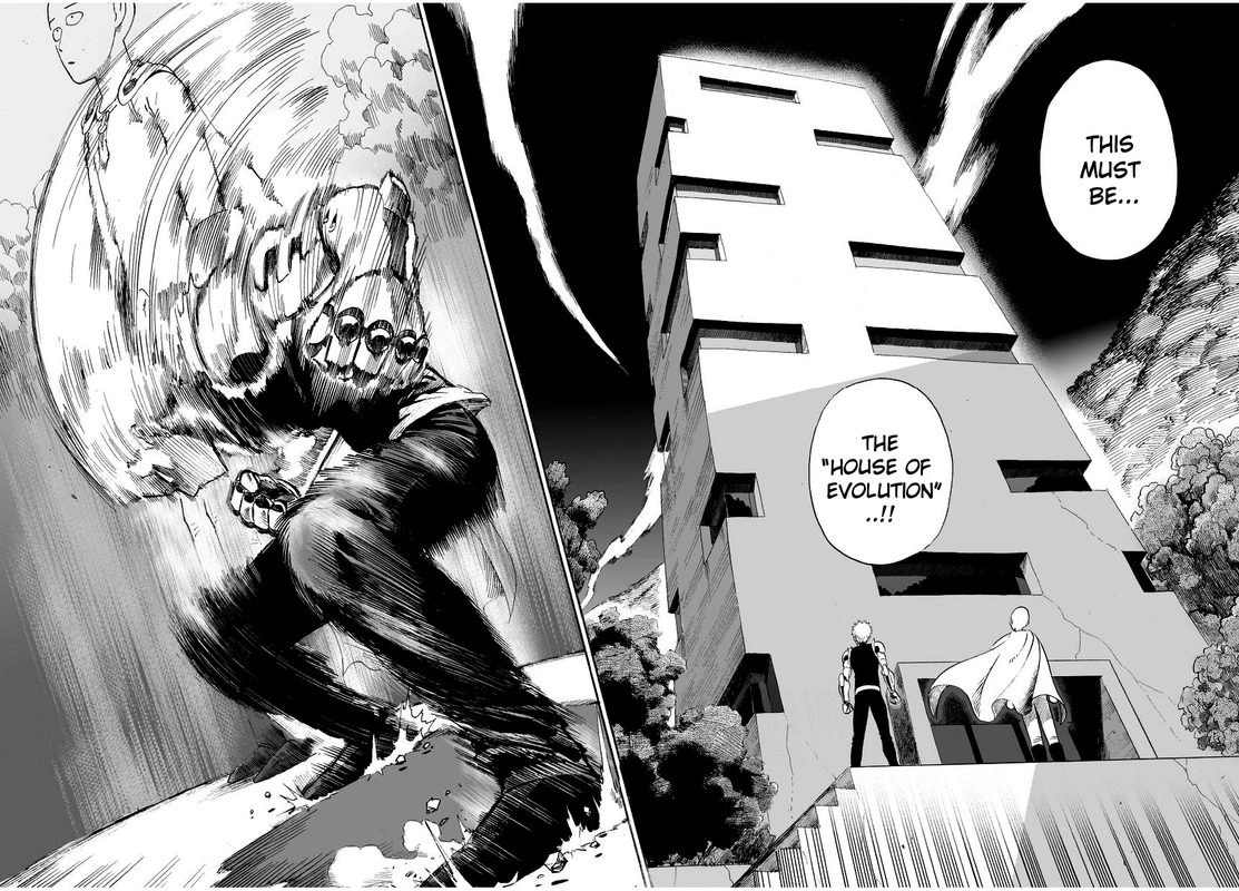 One Punch Man Manga Chapter 9 page 14 - House of Evolution
