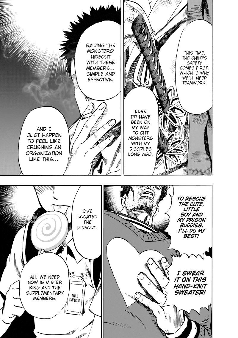 One Punch Man Manga Chapter 90 page 18 - Because I'm a Monster