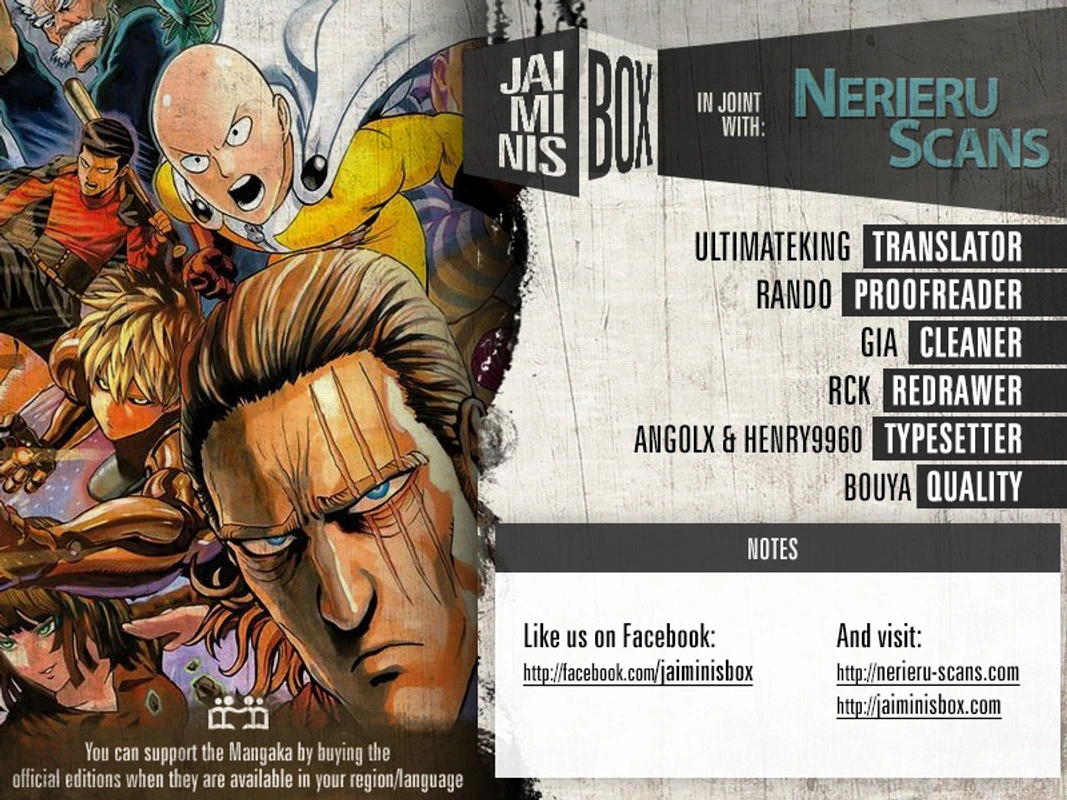 One Punch Man Manga Chapter 90 page 2 - Because I'm a Monster