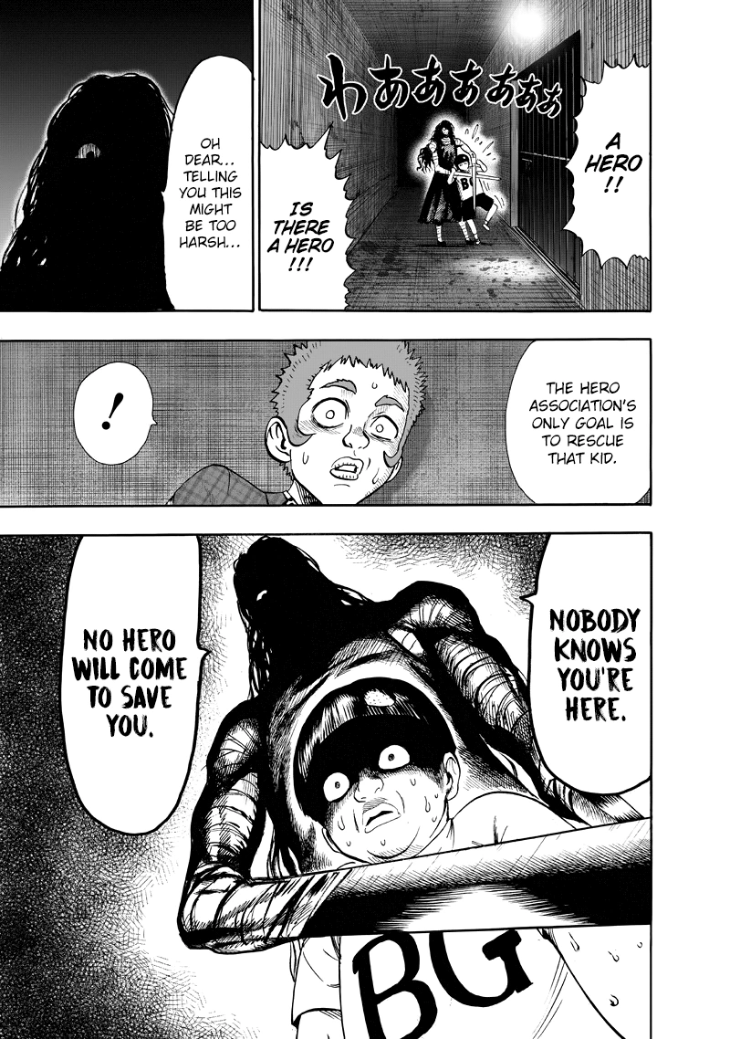 One Punch Man Manga Chapter 90 page 27 - Because I'm a Monster