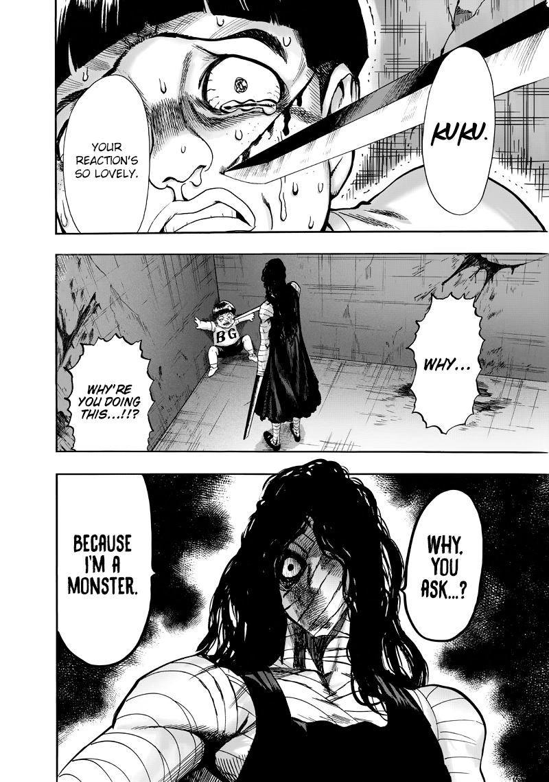 One Punch Man Manga Chapter 90 page 30 - Because I'm a Monster