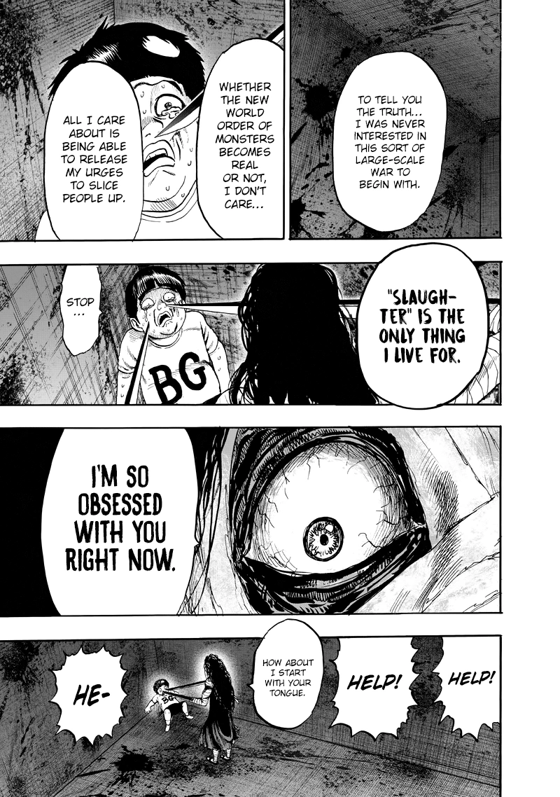 One Punch Man Manga Chapter 90 page 31 - Because I'm a Monster