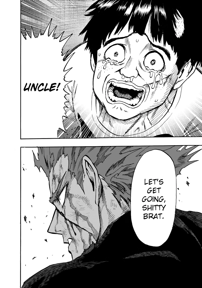 One Punch Man Manga Chapter 90 page 38 - Because I'm a Monster