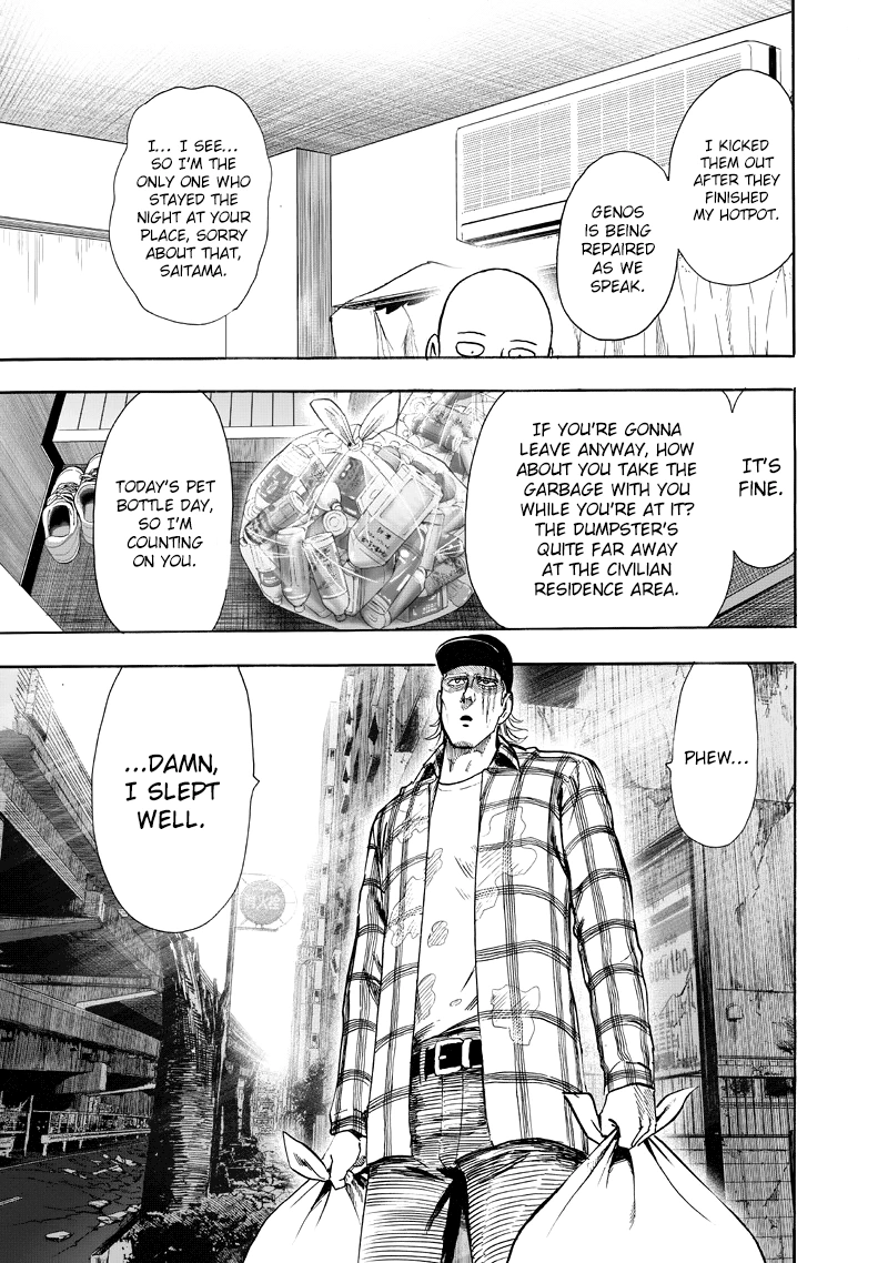 One Punch Man Manga Chapter 90 page 8 - Because I'm a Monster