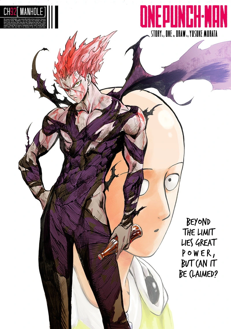 One Punch Man Manga Chapter 92 page 1 - Manhole