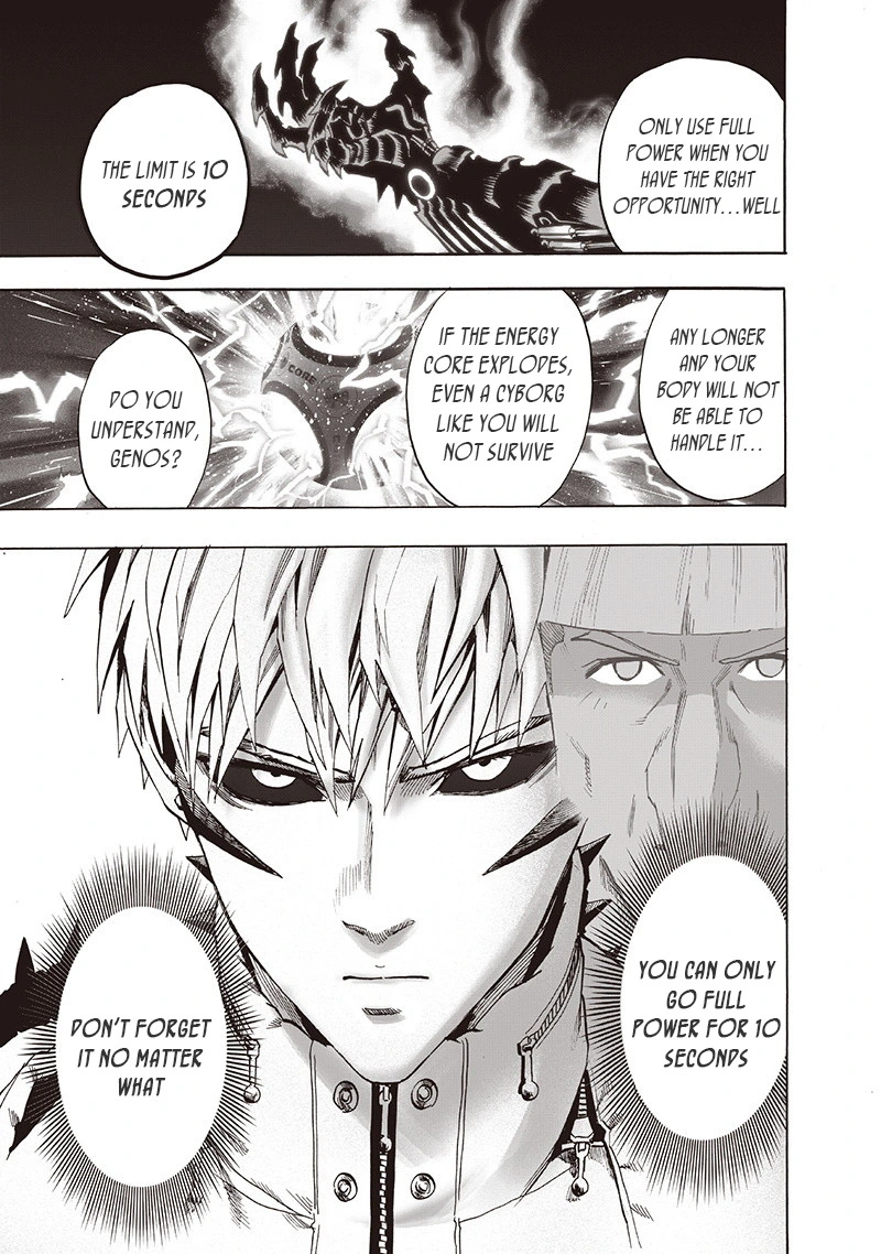 One Punch Man Manga Chapter 93 page 58 - Let's Go!