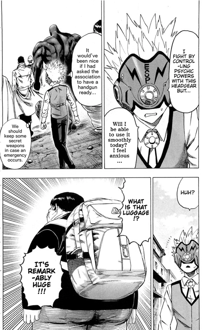 One Punch Man Manga Chapter 94.5 page 6 - Owned Items | Volume 20 Extras