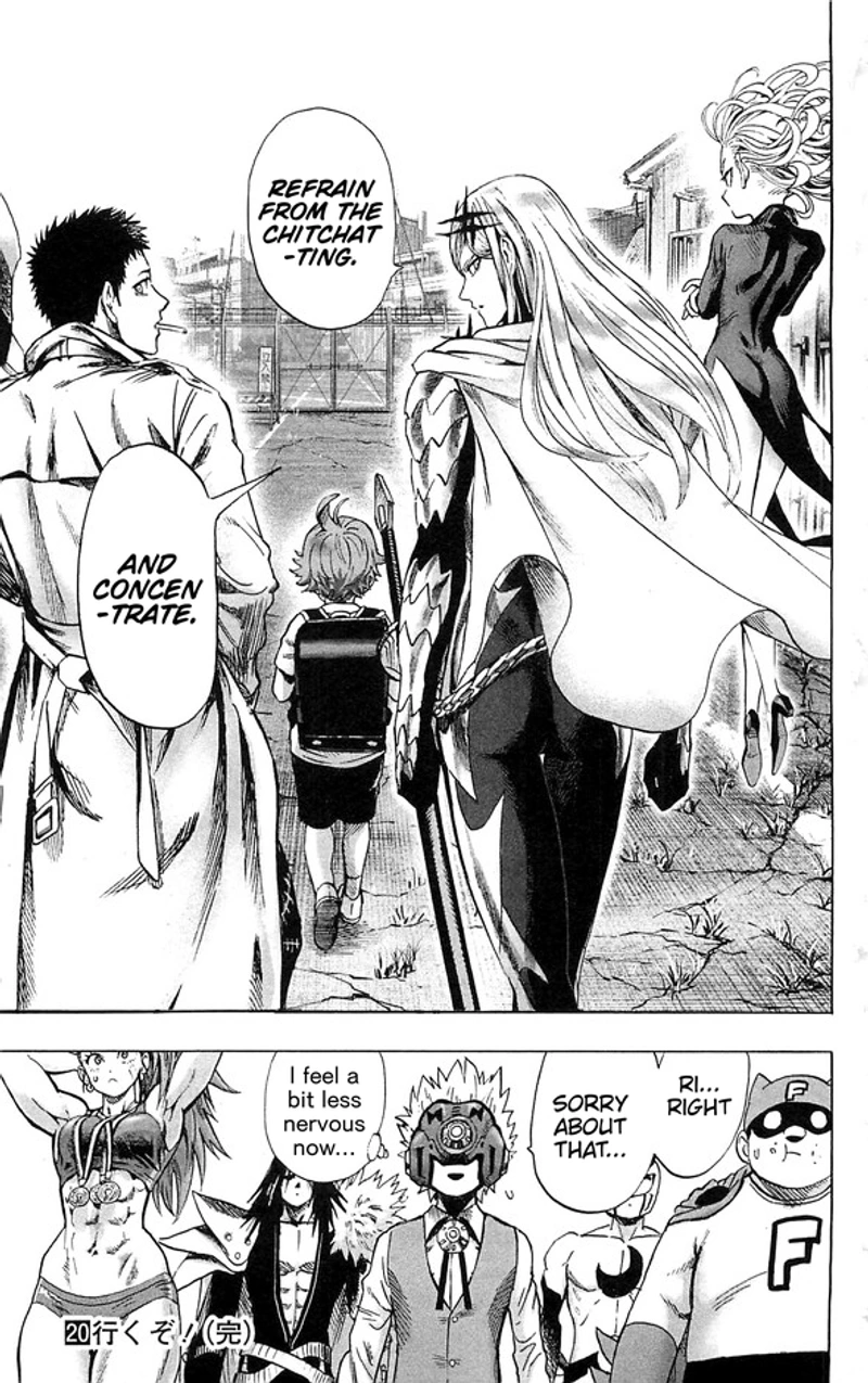 One Punch Man Manga Chapter 94.5 page 9 - Owned Items | Volume 20 Extras