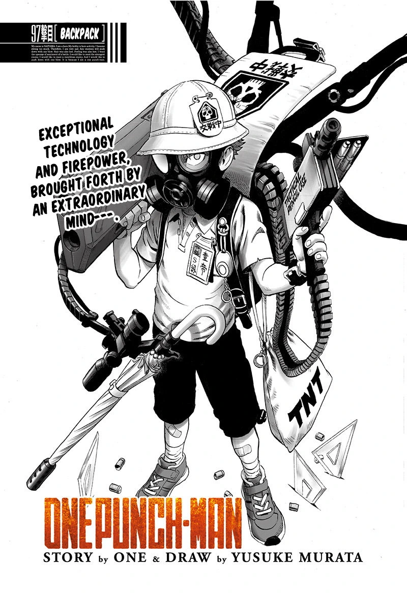 One Punch Man Manga Chapter 97 page 1 - Backpack