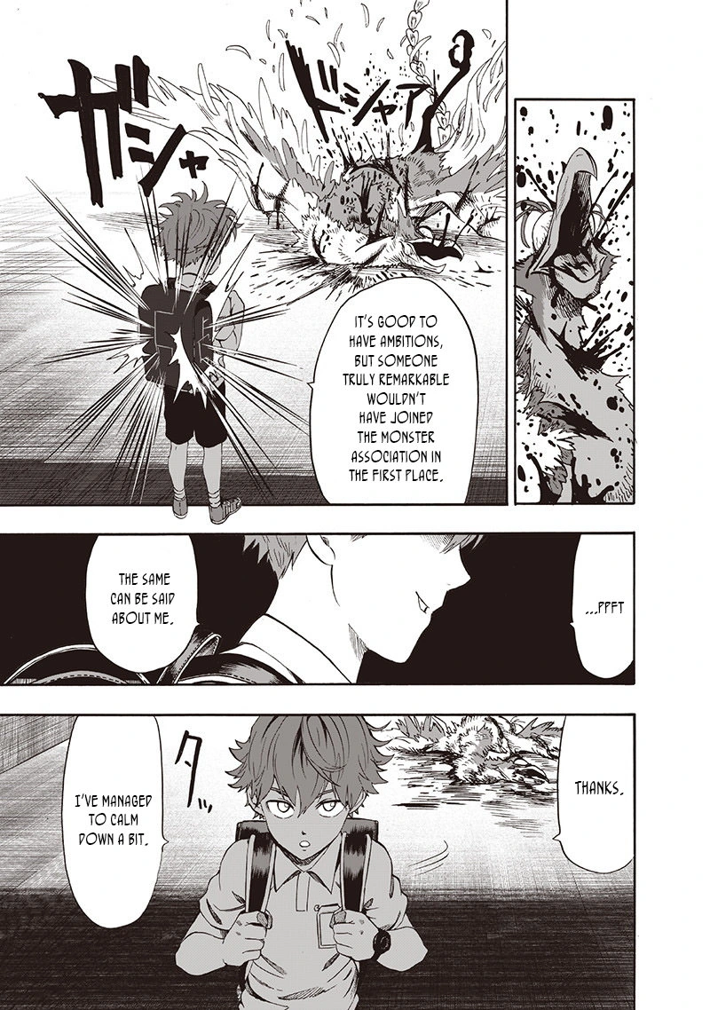 One Punch Man Manga Chapter 97 page 17 - Backpack