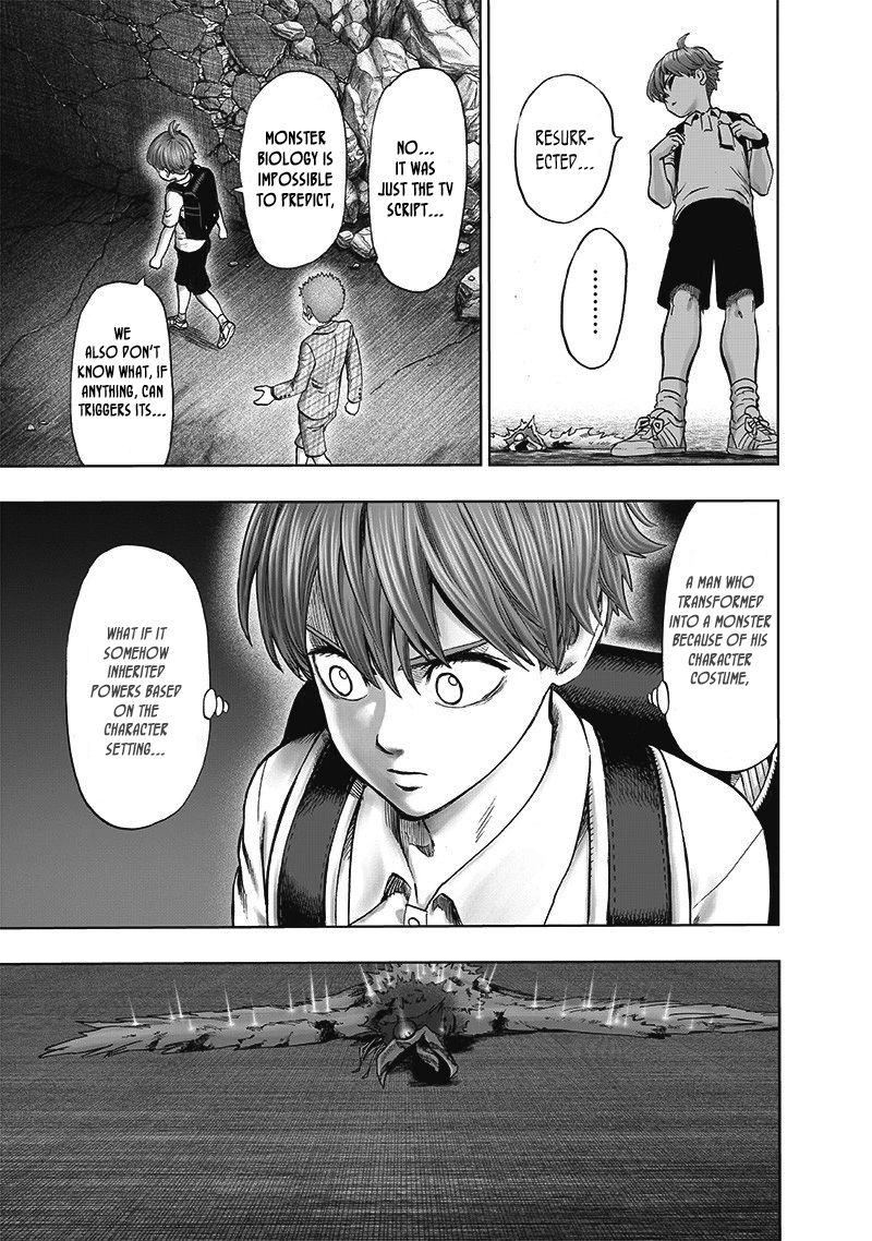 One Punch Man Manga Chapter 98 page 16 - Tears of Regret