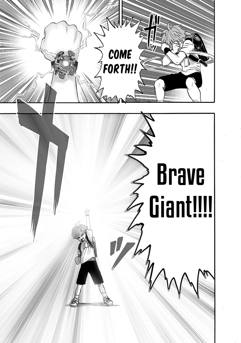 One Punch Man Manga Chapter 98 page 34 - Tears of Regret