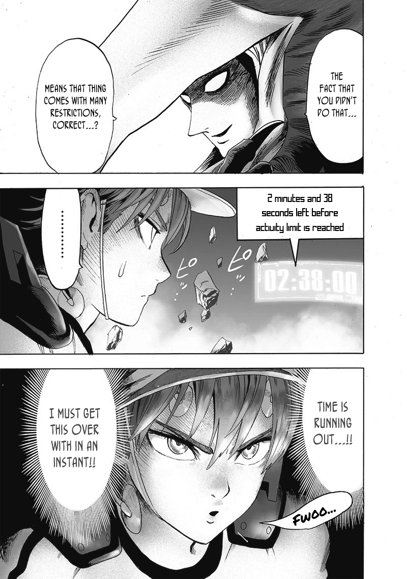 One Punch Man Manga Chapter 98 page 45 - Tears of Regret